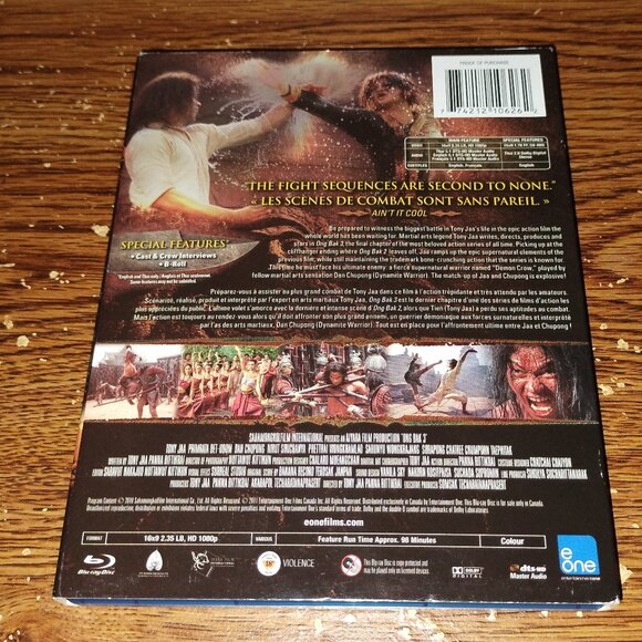 ONG Bak 3 (Blu-ray Disc, 2011, Canadian) w/ slipcover - Picture 2 of 5